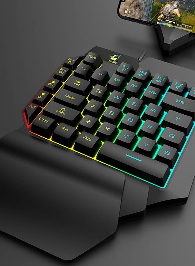 Wired keyboard gaming Wired mechanical feel eat chicken esports keyboard