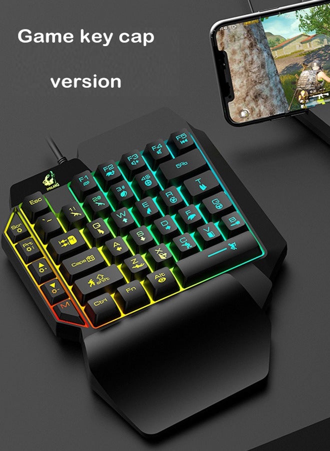 Wired keyboard gaming Wired mechanical feel eat chicken esports keyboard