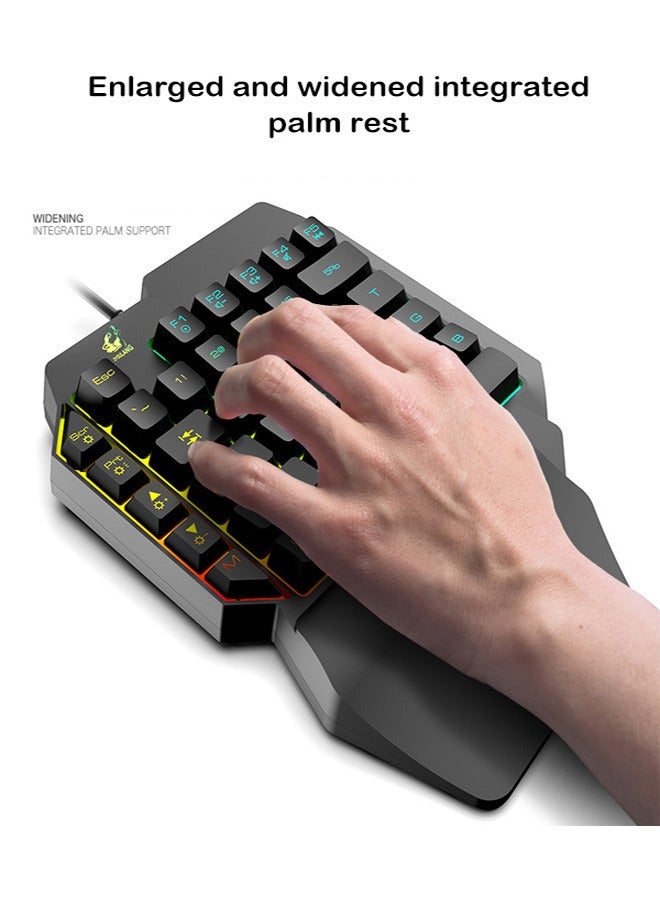 Wired keyboard gaming Wired mechanical feel eat chicken esports keyboard