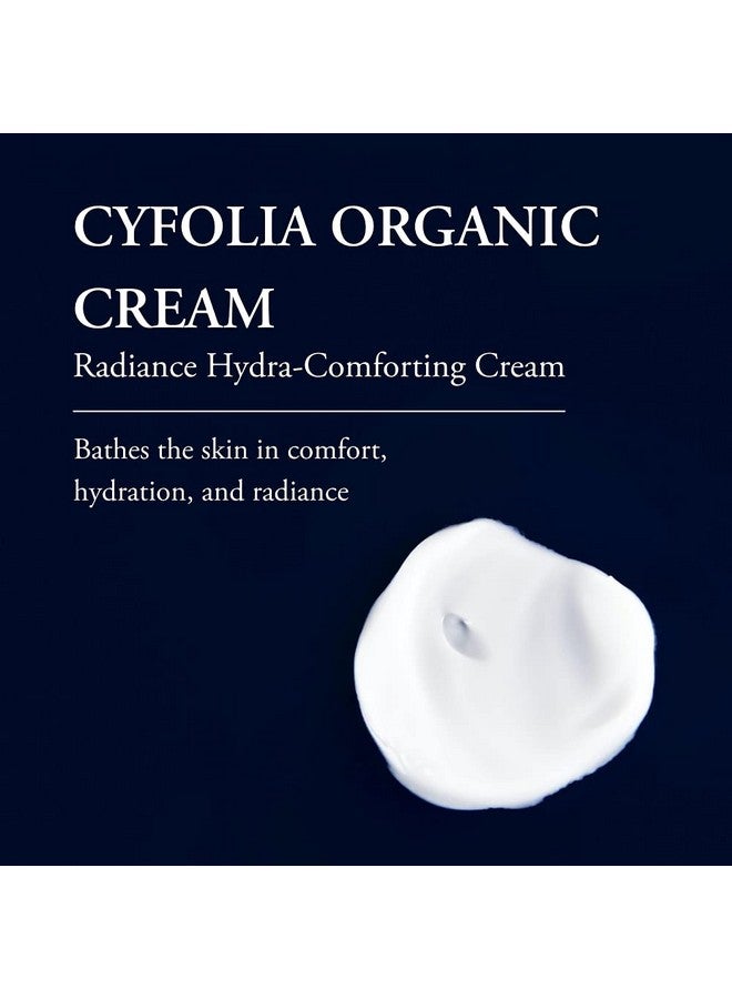 Cyfolia Organic Moisturizing Cream Healthy Allnatural Facial Moisturizer Certified Organic Ultracomforting Hydrating Cream 50Ml