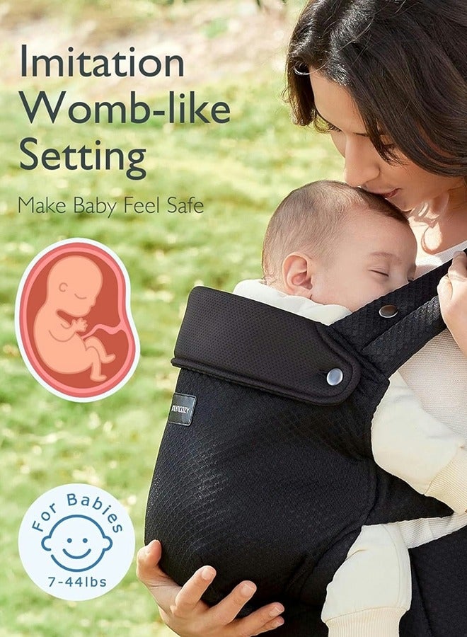 Ergonomic Lightweight Breathable Mesh Baby Carrier With Enhanced Lumbar Support, 7 - 44 Lbs