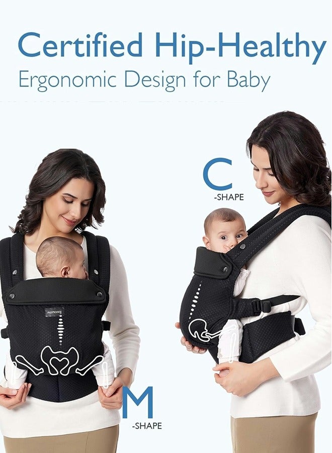 Ergonomic Lightweight Breathable Mesh Baby Carrier With Enhanced Lumbar Support, 7 - 44 Lbs