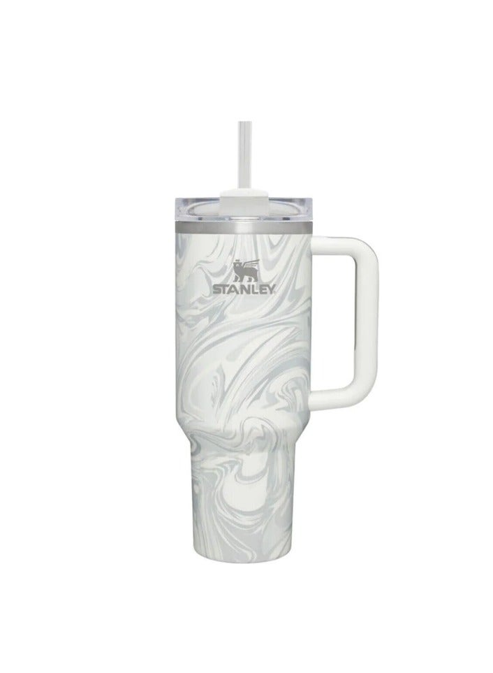 Stanley Insulated mug with straw lid for water, Iced Tea, Coffee, Juice and Smoothie 40 oz.