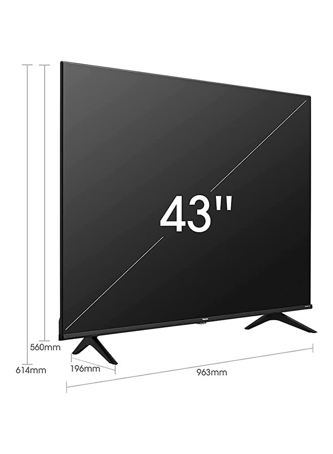 43 Inch TV FHD Smart TV, With Dolby Vision HDR, DTS Virtual X, YouTube, Netflix, Freeview Play & Alexa Built-in, Bluetooth & WiFi 43A4GTUK Black
