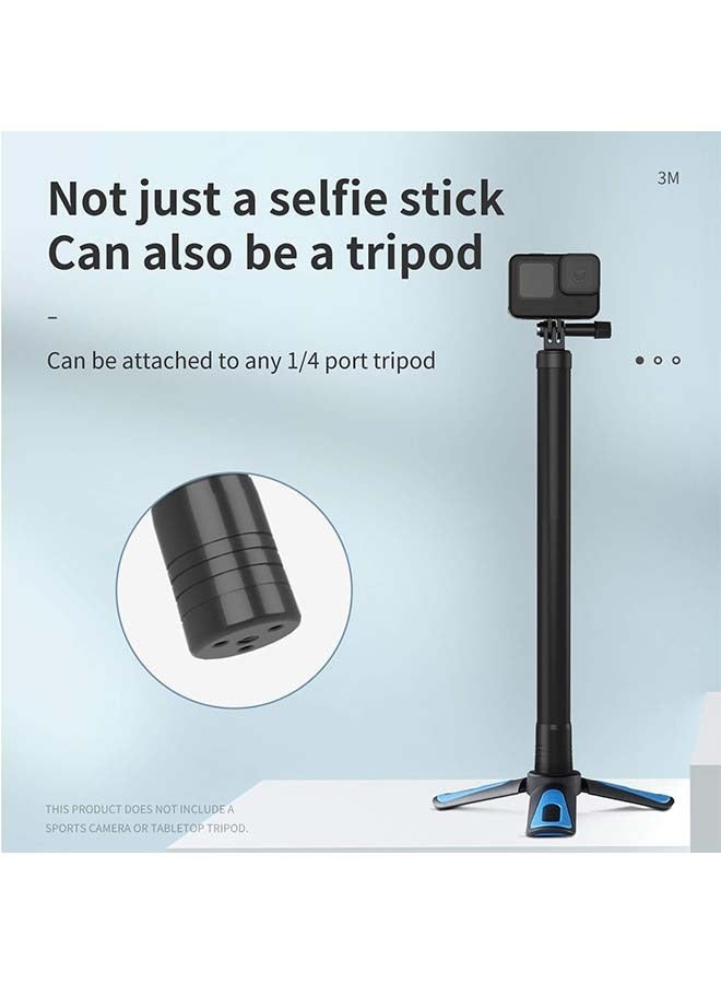 TELESIN Selfie Stick Long Pole (118