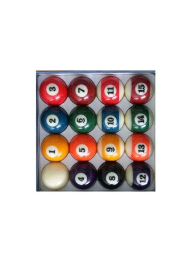 16-Piece Billiard Table Balls Set