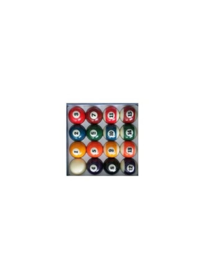 16-Piece Billiard Table Balls Set