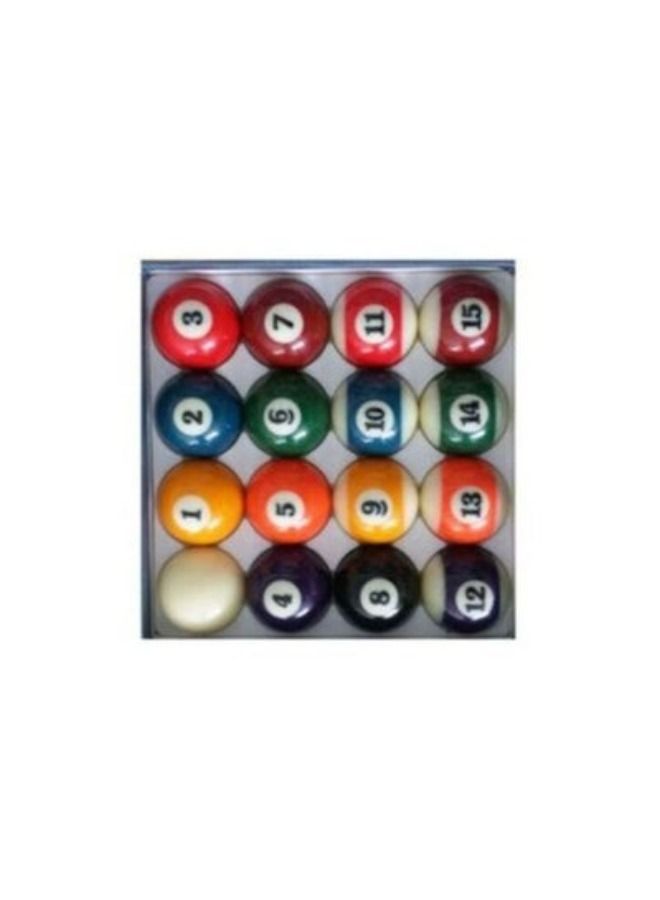 16-Piece Billiard Table Balls Set 32millimeter