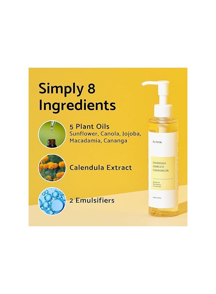 Iunik Calendula Complete Cleansing Oil, 200 ml