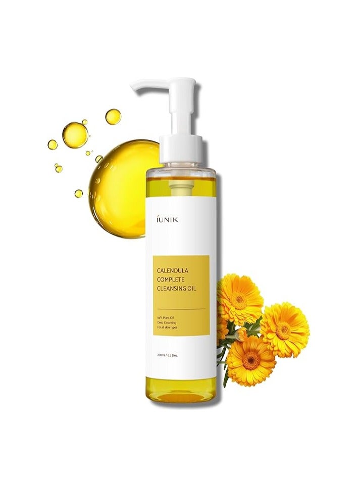 Iunik Calendula Complete Cleansing Oil, 200 ml