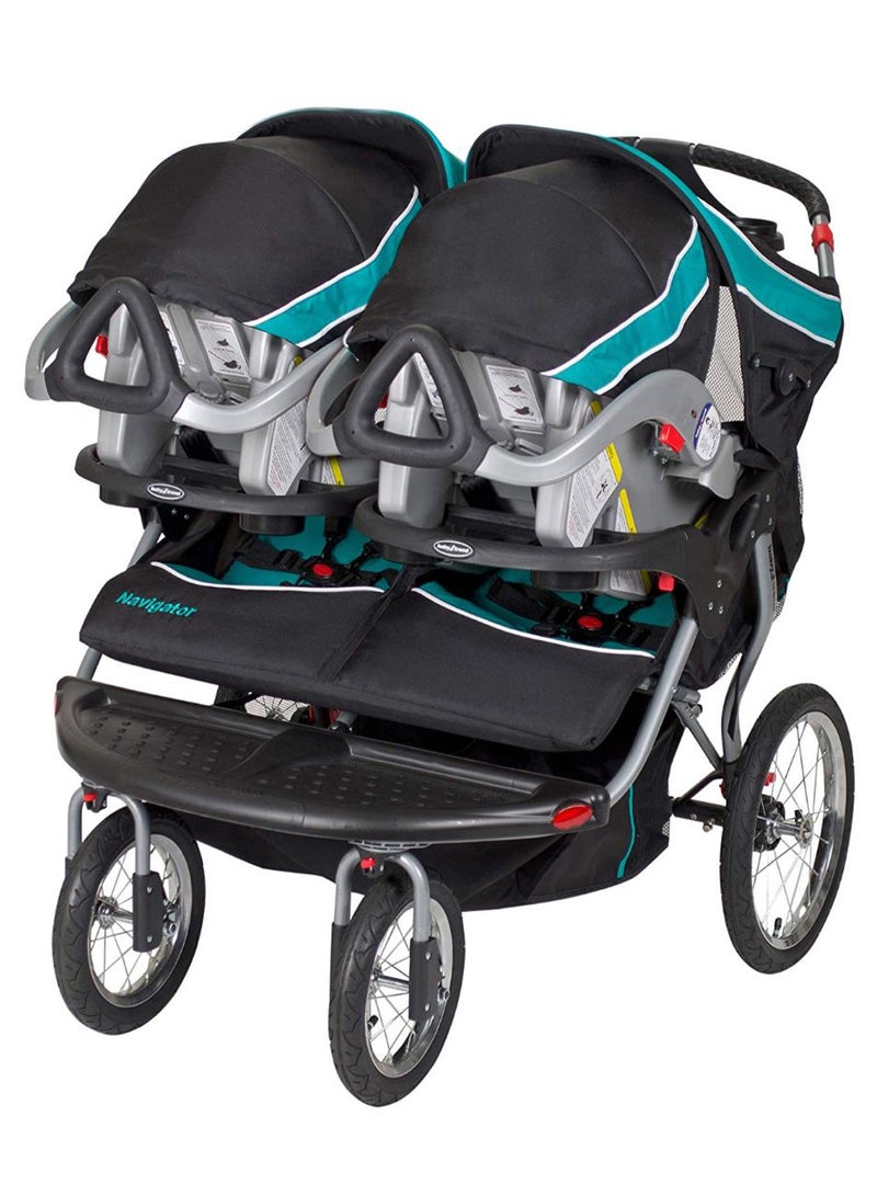 Double Navigator Jogger Travel System Stroller - Little Baby