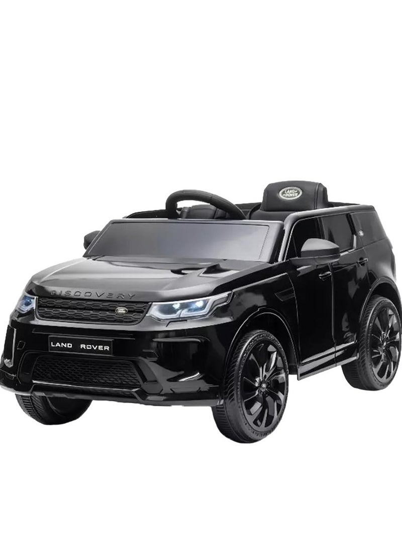 Land Rover Discover Official Licensed Kids Electric Ride On Toy Car With Parential Remote Control Best Gift For Kids-Black