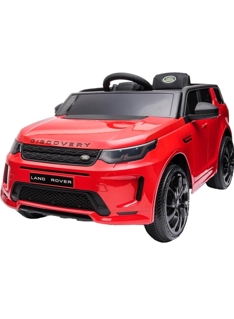 Land Rover Discover Official Licensed Kids Electric Ride On Toy Car With Parential Remote Control Best Gift For Kids-Red