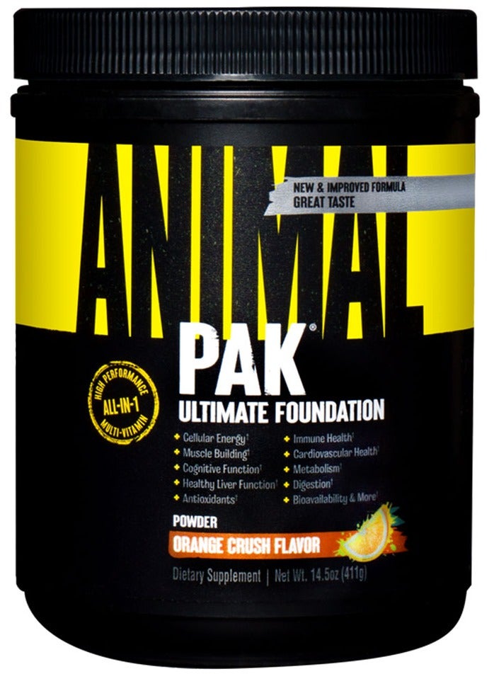 Animal Ultimate Foundation Pak High Performance All In One Multivitamin  Orange Burst 411 gm