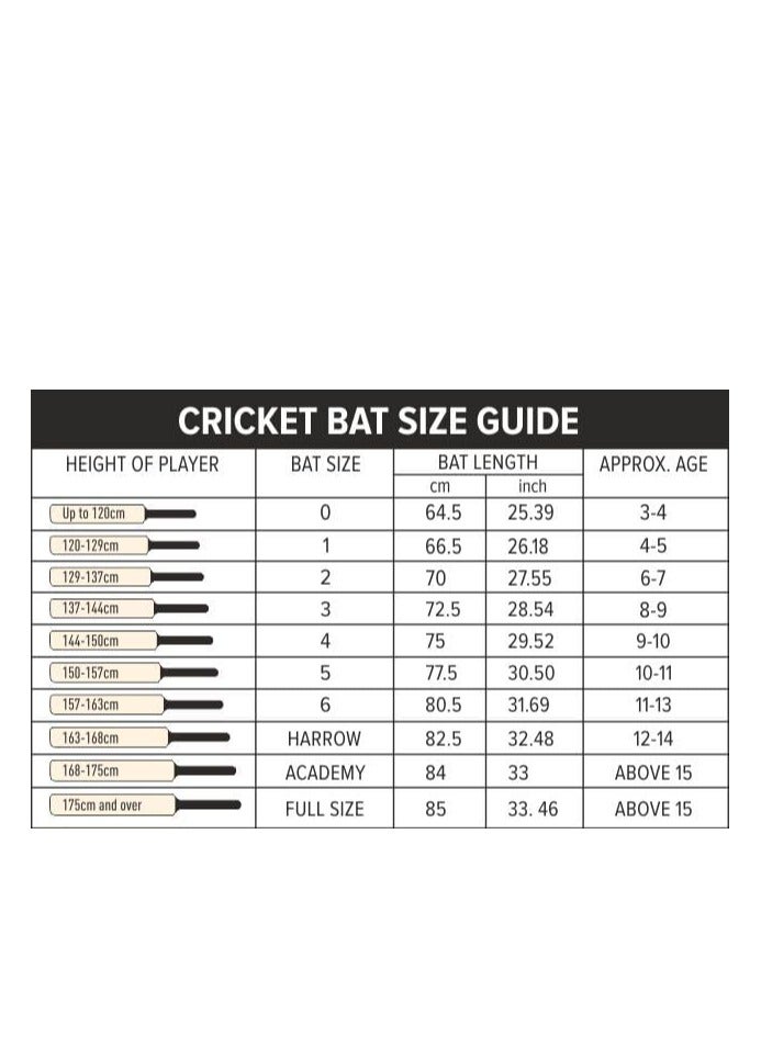 Drake Cricket Bat  (Size - 5) | Material: Kashmir Willow | Lightweight | Free Cover | Ready to play | For Intermediate Player