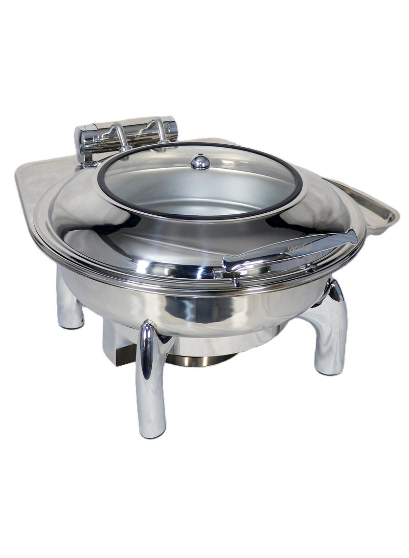 6L Hydraulic Round Chafing Dish