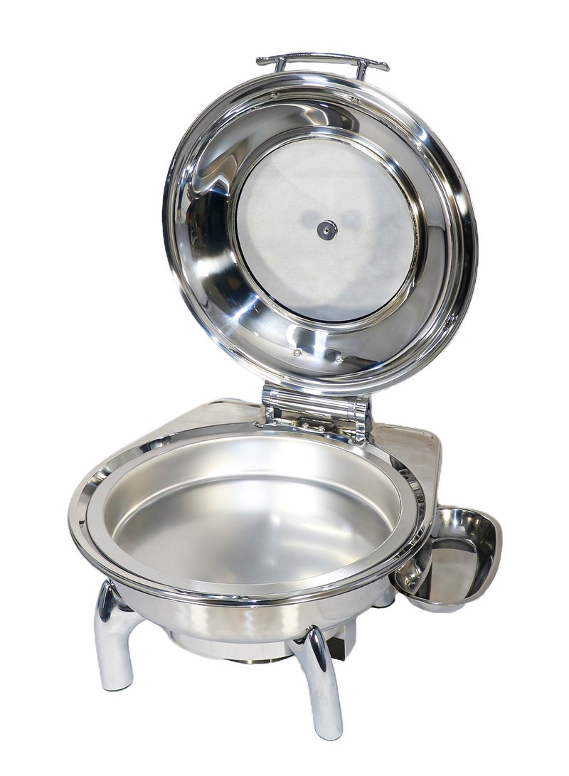 6L Hydraulic Round Chafing Dish