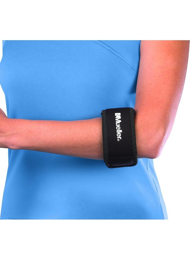 Tennis Elbow Support Black Osfm:819