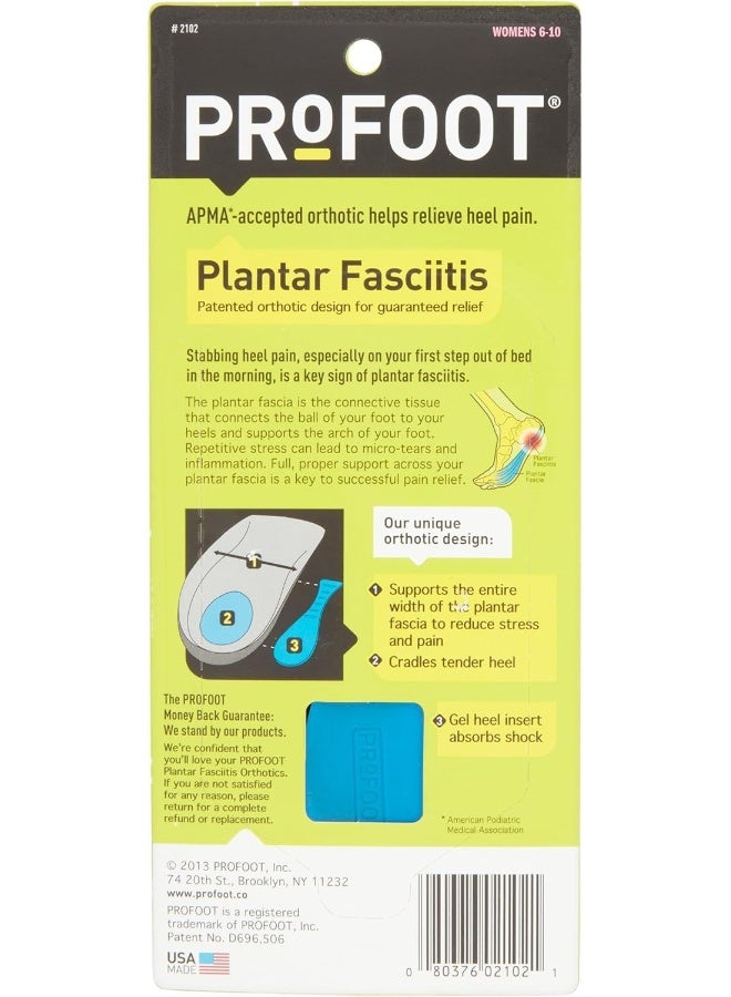 Plantar Fasciitis-Women:2102