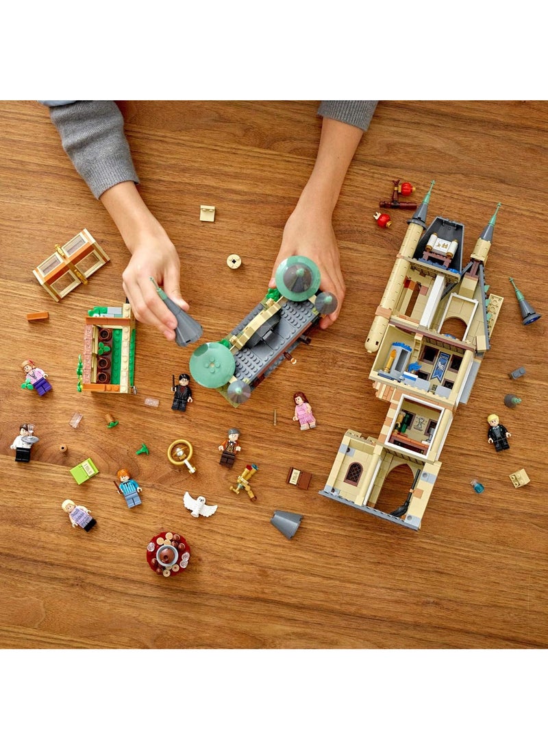 Harry Potter Hogwarts Astronomy Tower  Castle Toy Playset with 8 Character Minifigures including Harry Potter and Draco Malfoy  Wizarding World  Birthday Gifts for Kids Girls & Boys
