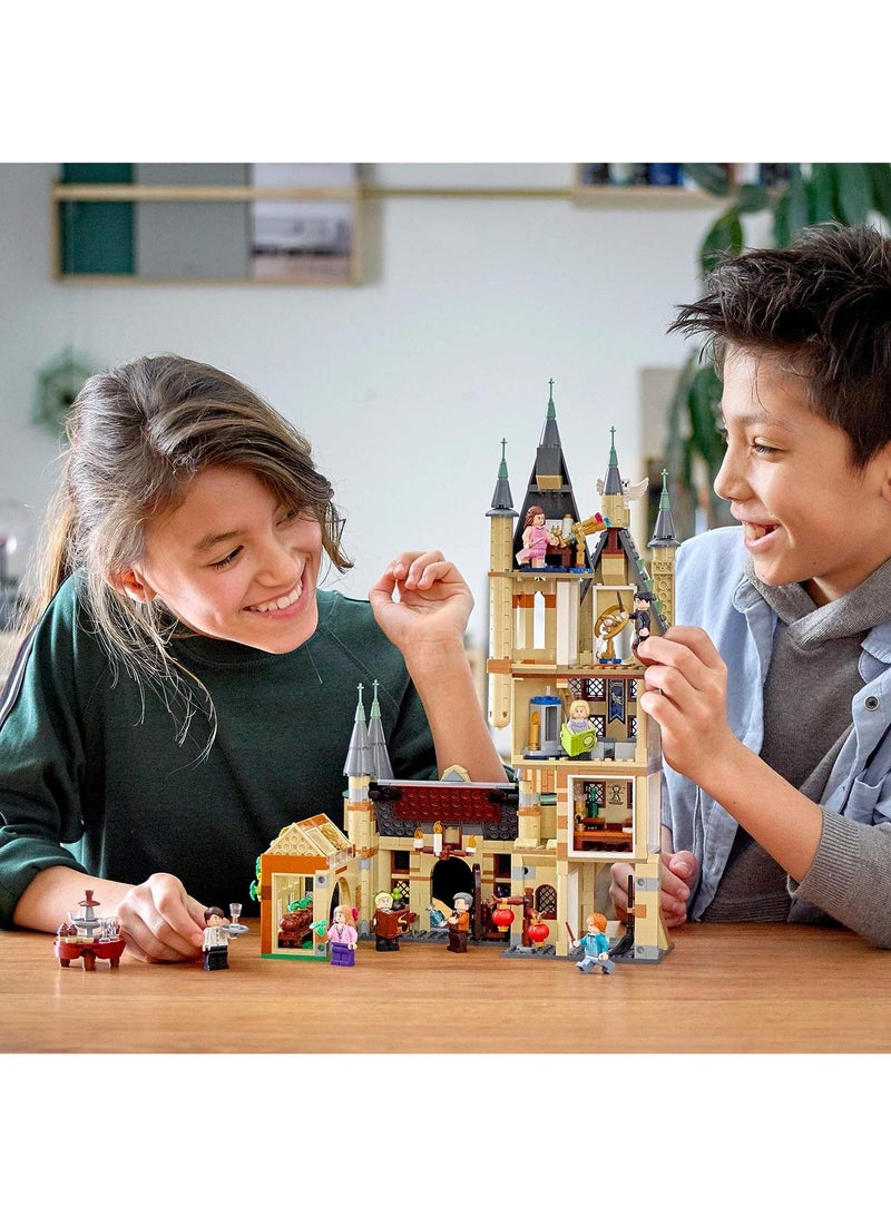 Harry Potter Hogwarts Astronomy Tower  Castle Toy Playset with 8 Character Minifigures including Harry Potter and Draco Malfoy  Wizarding World  Birthday Gifts for Kids Girls & Boys