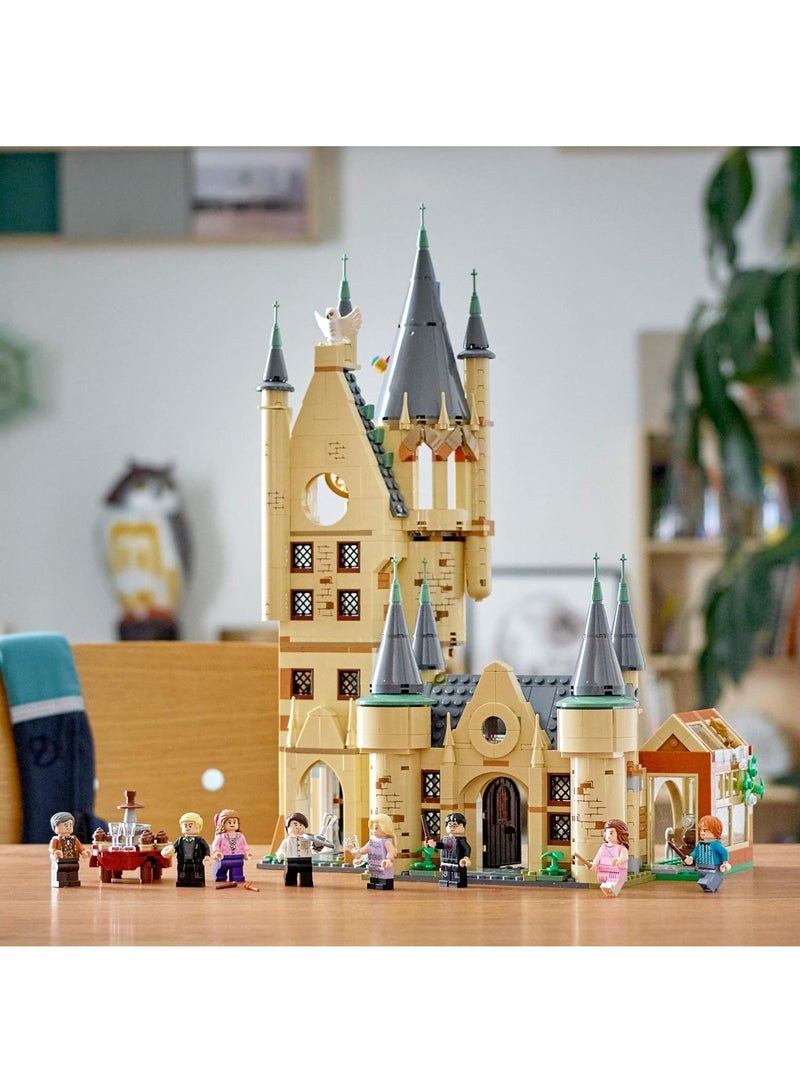 Harry Potter Hogwarts Astronomy Tower  Castle Toy Playset with 8 Character Minifigures including Harry Potter and Draco Malfoy  Wizarding World  Birthday Gifts for Kids Girls & Boys