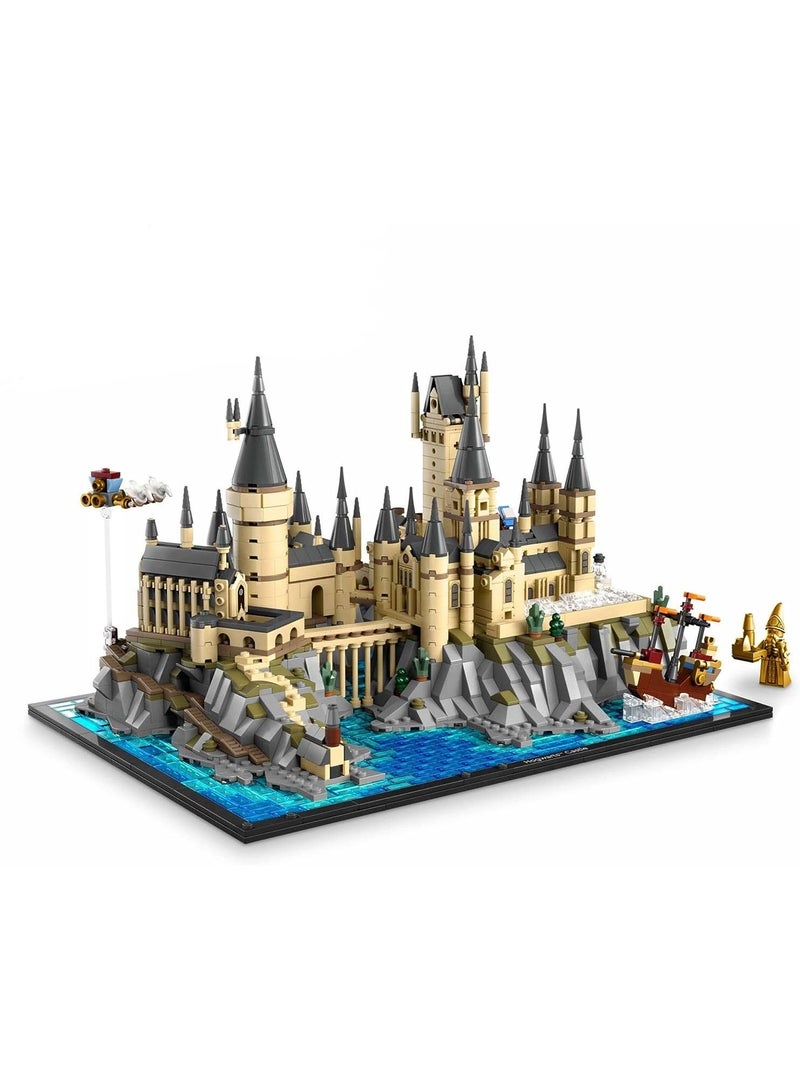 Harry Potter Hogwarts Castle and Grounds Building Set, Display Model Gift Idea for Adults, Collectible Playset to Celebrate Harry Potter Birthday
