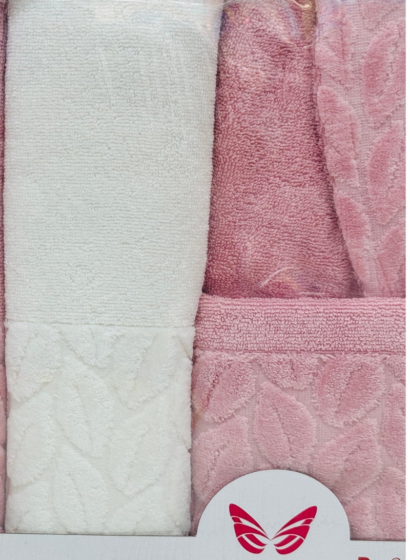 NURPAK BAMBOO FAMILY BATHROBE SET -Turkish Luxurios Family Bathrobe Set Include 2pcs Bathrobes,2 pcs Towel Size 70*140, 2pcs Soap ,2pcs Towel 50*90,Comes in attractive gift box