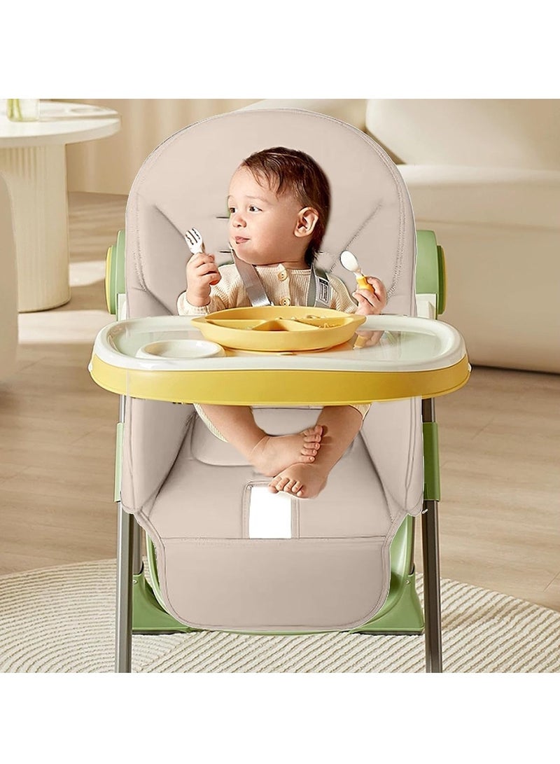 Baby leather PU dining chair seat baby table seat cushion