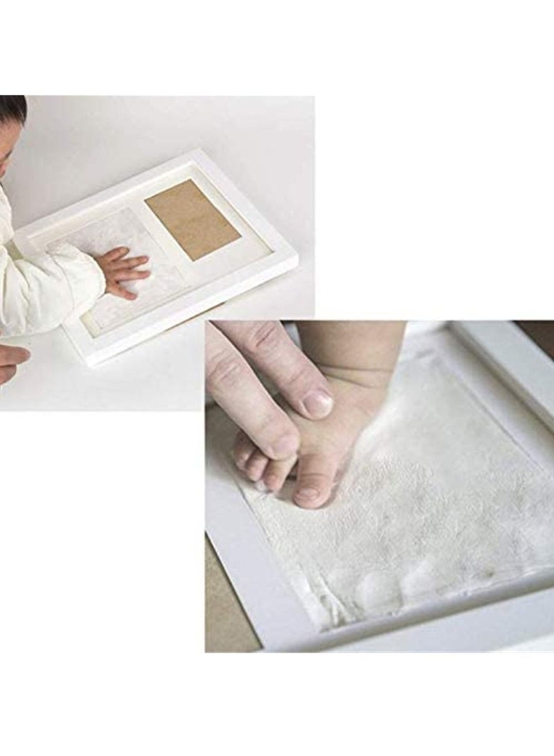 Handprint and Footprint Plaster Kit Set Photo Frame