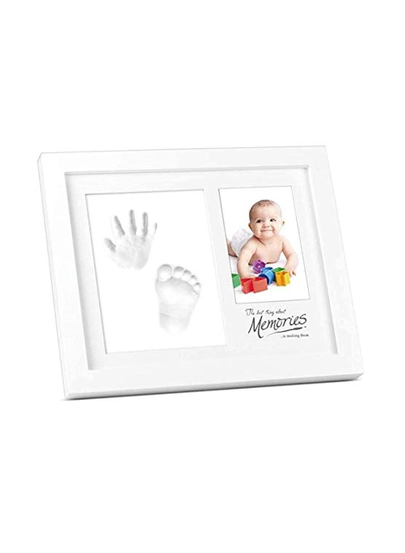 Handprint and Footprint Plaster Kit Set Photo Frame