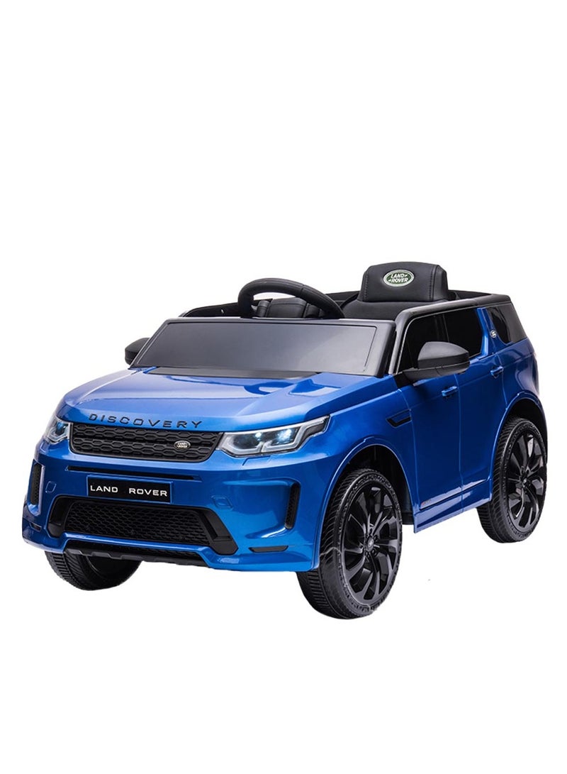 Land Rover Discover Official Licensed Kids Electric Ride On Toy Car With Parential Remote Control Best Gift For Kids-Blue