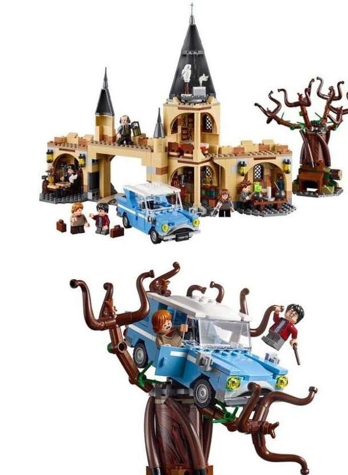 Harry Potter and The Chamber of Secrets Hogwarts Whomping Willow Magic Toys Building Kit Prisoner of Azkaban  Hedwig  Hermoine Granger and Severus Snape  (753 Pieces)