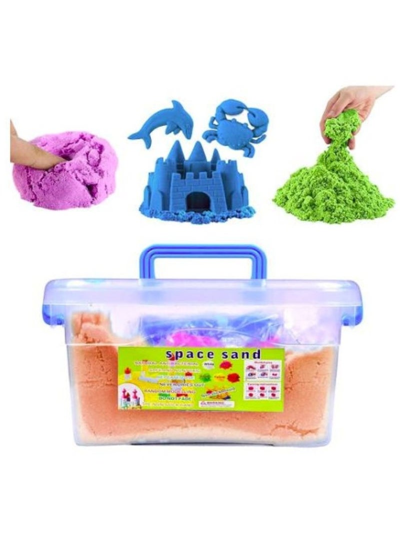 Play Sand Activity Play Set Natural Kinetic Sand Kit for Kids Activity Toys, Craft Art Soft Sand Clay Toys for Kids, Boys & Girls With Mould Toys