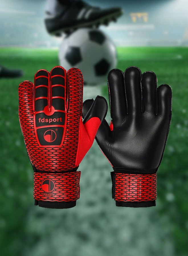 Goalie Gloves for Youth and Adult,Goalkeeper Gloves Kids with Finger Support,Soccer Gloves for Men and Women,Junior Keeper Football Gloves for Training and Match