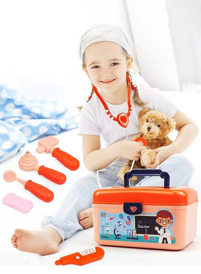 14 PCS Dentist Toys Set for Kids, Toddler Doctor Toys Kit Small Lifelike Doctor Equipment Toy Role Play Toys, Pretend Play Doctor Set Educational Dentist Medical Kit