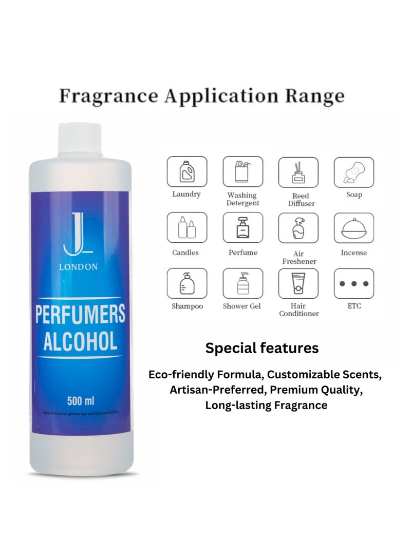 JAN LONDON Perfumer's Essentials Pack: ISOE SUPER 50ml, Perfumer's Alcohol 500ml - Enhance Fragrances with Iso E Super, and Perfumer's Alcohol