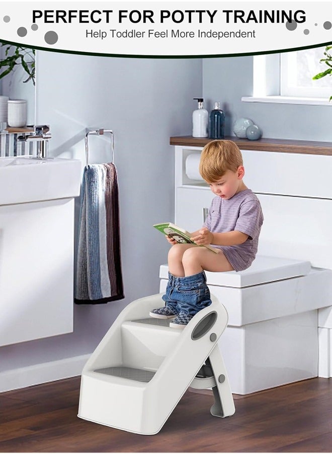 Foldable Bathroom Step Stool For Kids