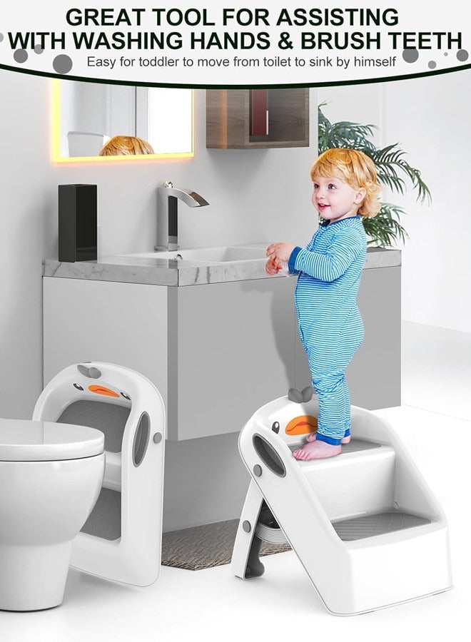 Foldable Bathroom Step Stool For Kids