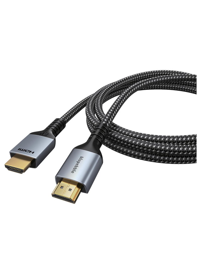 BLUPEBBLE 8K ULTRA HDMI 2.1 CABLE ( ULTRA HIGH SPEED HDMI CABLE SUPPORT 8K/60HZ, 4K/144HZ) 2 METER