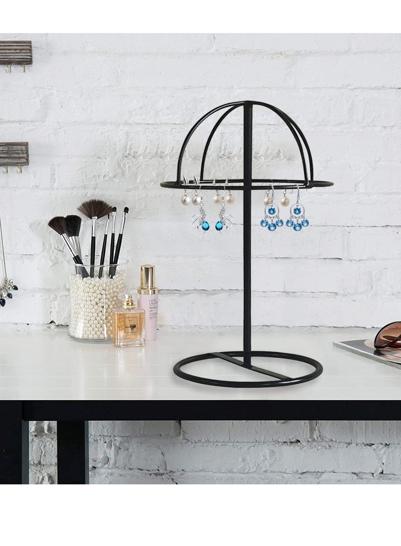 Wig Stand Holder,Hat Racks,Hat Display Stand,12 inch Stable Sturdy Wig Head Holder, Freestanding Durable Hat Holder Storage Stand, Metal Hat Cap Rack Wigs Holder  (black)