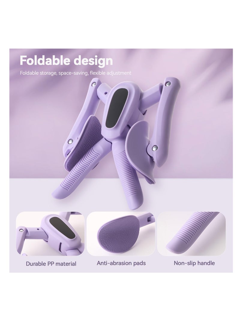 Pelvic Floor Strengthener for Women, Adjustable Thigh Muscle Trainer, Pelvic Floor Muscle Trainer, Foldable Thigh Toner Booty Trainer, for Thigh, Hip, Arm, Leg, Chest, Back Training