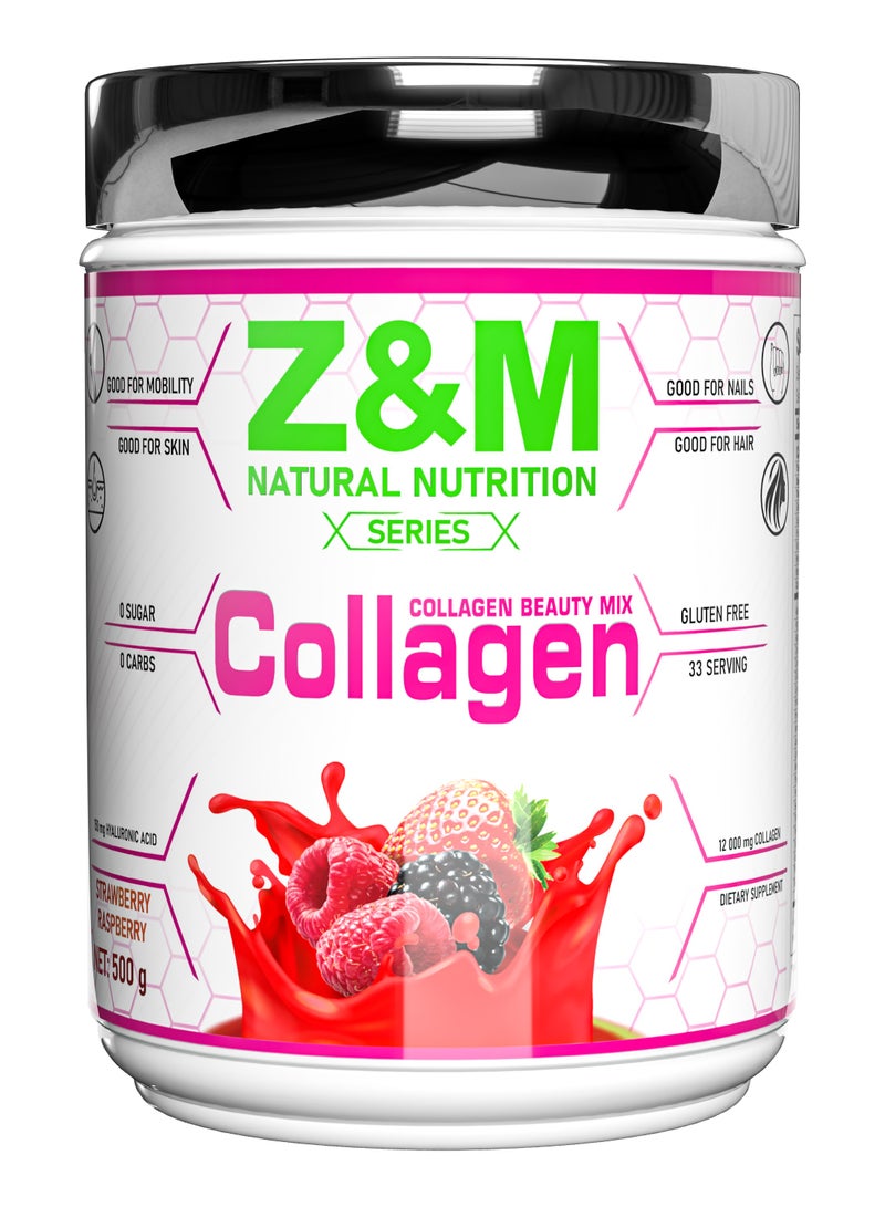 Z&M COLLAGEN STRAWBERRY & RASBERRY