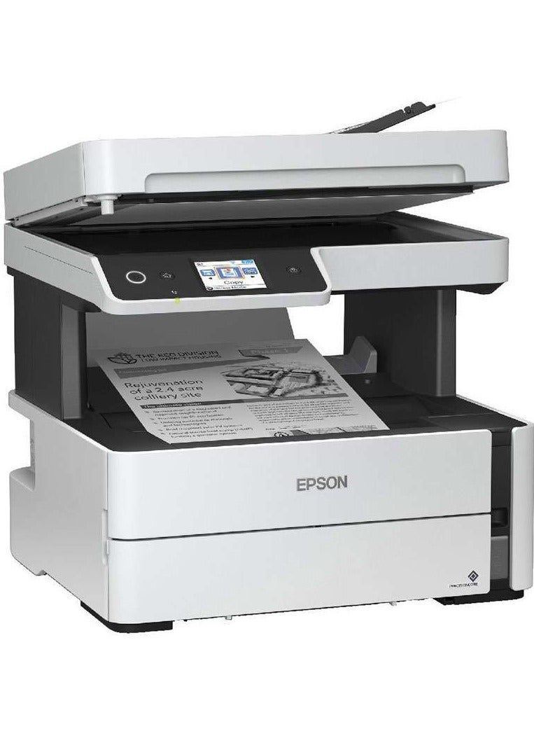 EcoTank M3180 Monochrome All In One Duplex Wi-Fi InkTank Printer White