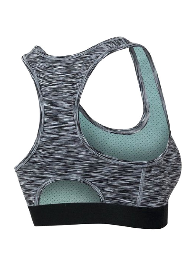 Polyester Sports Bra Grey