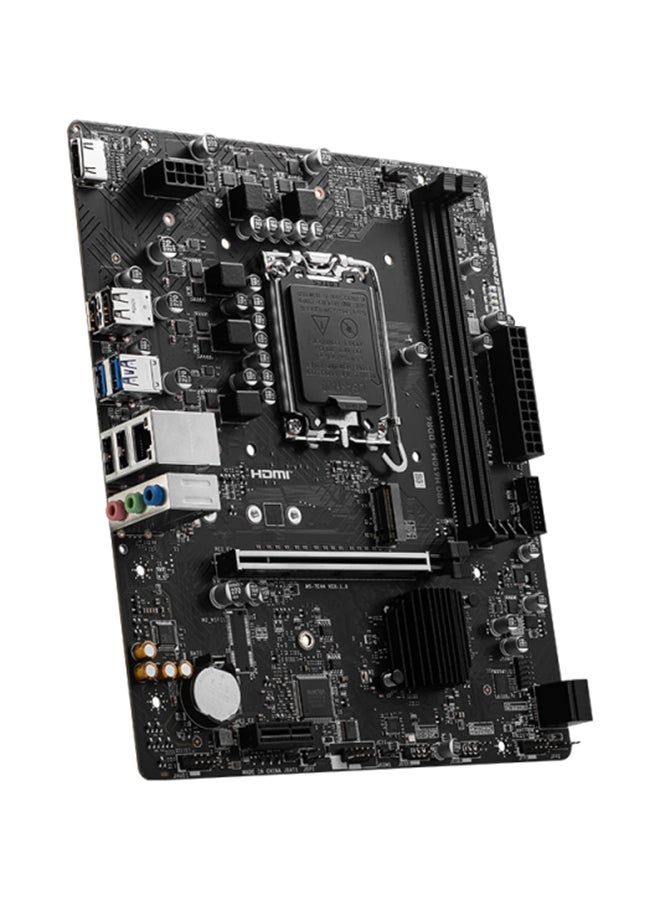 PRO H610M-S DDR4 Micro-ATX Motherboard, Socket LGA 1700, H610 Chipset, RTL8111H Gigabit LAN, 1x PCI-E x16 slot, 2xDDR4 Maximum Memory Capacity 64GB, 1xM.2, 2x SATA 6G, 1xHDMI | 911-7E44-003