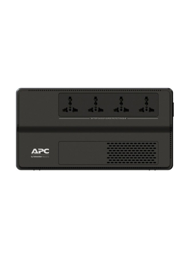 APC Easy UPS 650VA, AVR, Floor/Wall Mount, 230V, 4x Universal Outlets, Compact Design, Surge Protection, Battery Backup, Energy Efficient, LED Indicators | BV650I-MSX