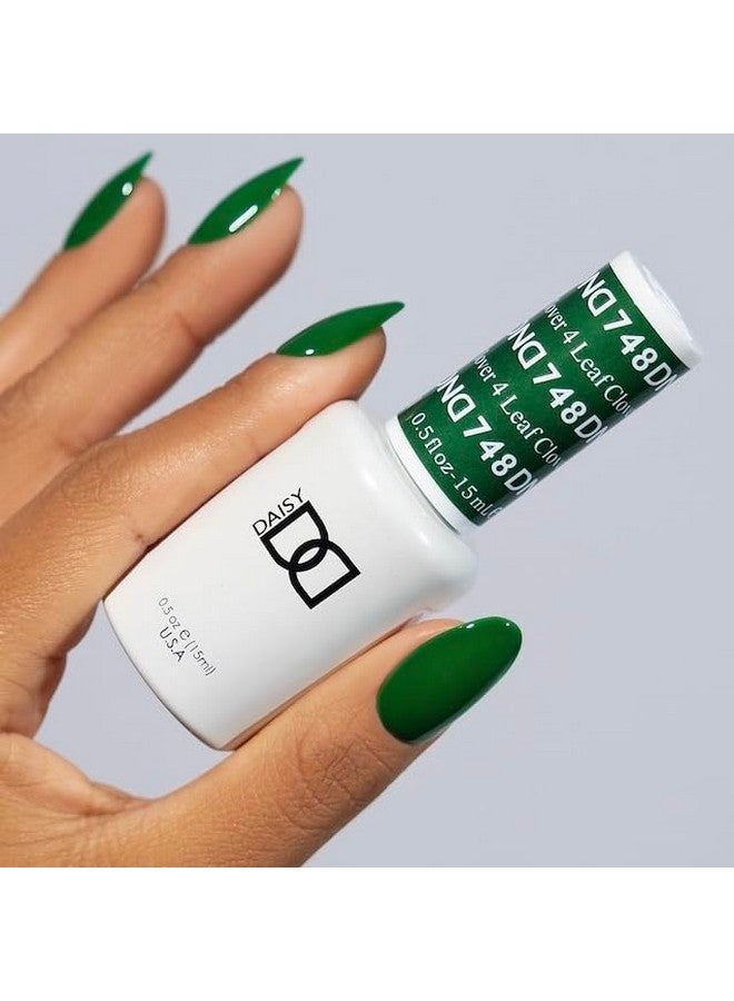 Dnd Gel Polish Set 1 Each Of Green Gel Polish And Green Nail Polish 748 4 Leaf Clover 0.5 Fl Oz