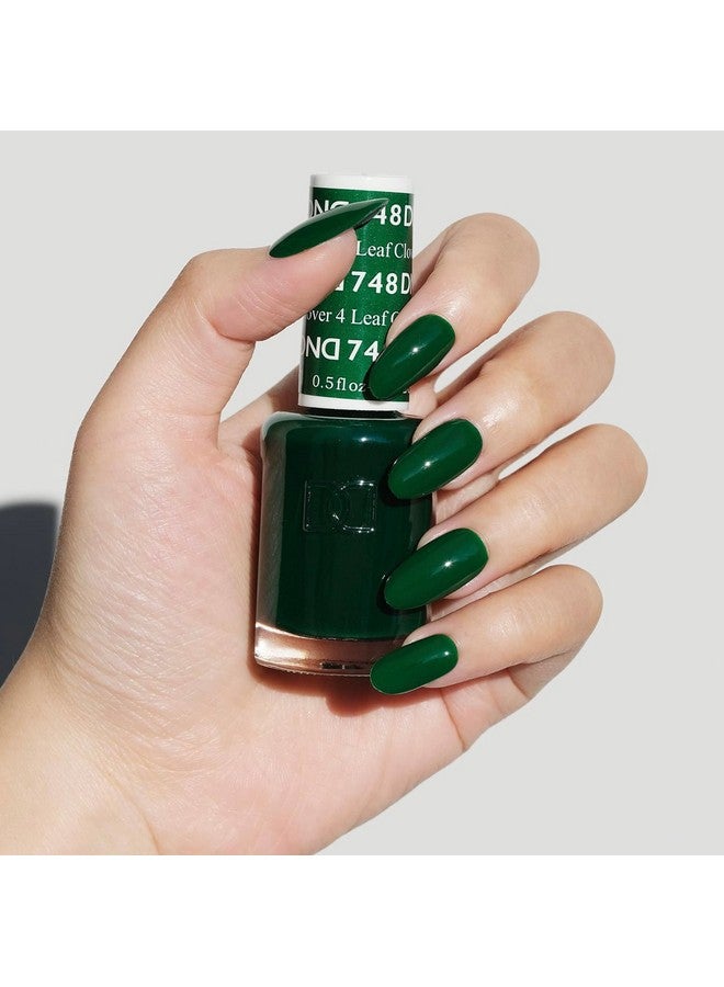 Dnd Gel Polish Set 1 Each Of Green Gel Polish And Green Nail Polish 748 4 Leaf Clover 0.5 Fl Oz