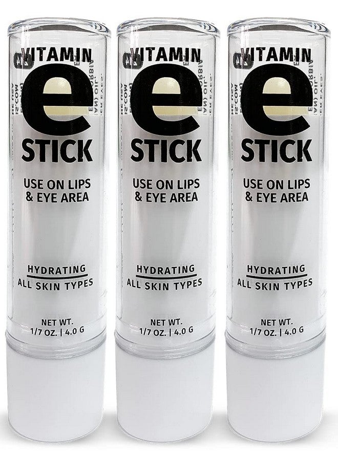 Vitamin E Stick Balm Soothing Moisturizer For All Skin Types Dry Skin Relief 1/8 Oz (3 Pack)